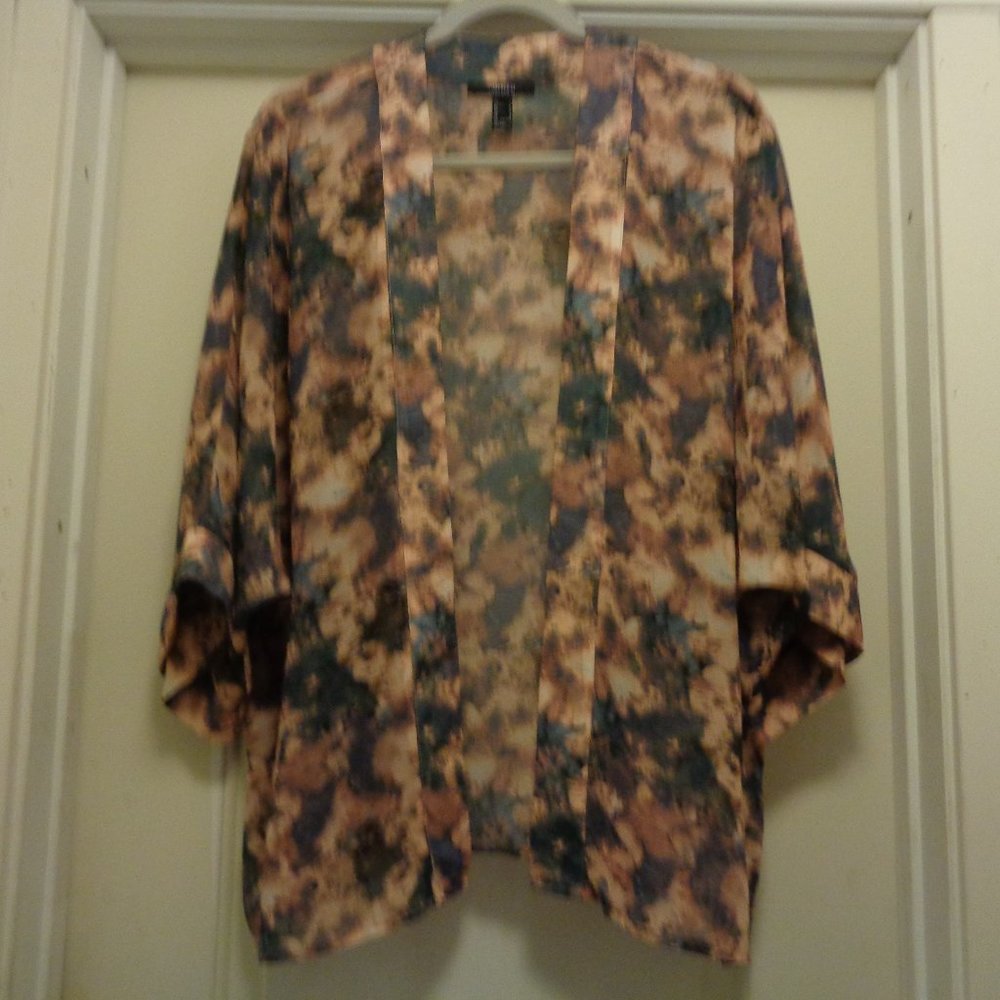 TYE DYED  SHEER KIMONO BY FOREVER 21 S